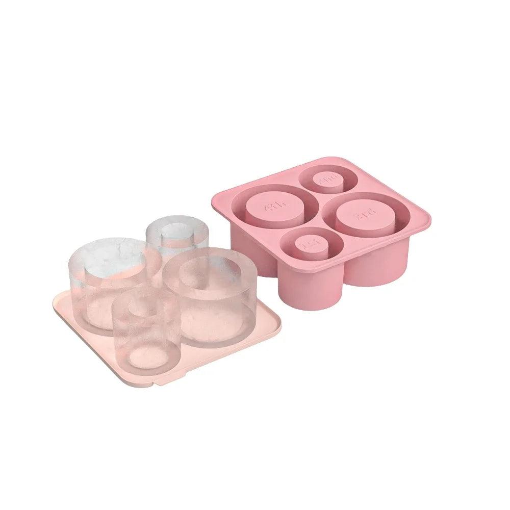 ST Accessories Summer Ice Mould Cube Trays Ice Making Beverage Cup Maker Circle Ice Shape Silicone Molds For Stanley Cup