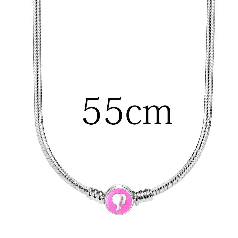 Hot sale % 100 925 sterling silver Barbie series pendant suitable for original 925 sterling silver women's bracelet DIY jewelry