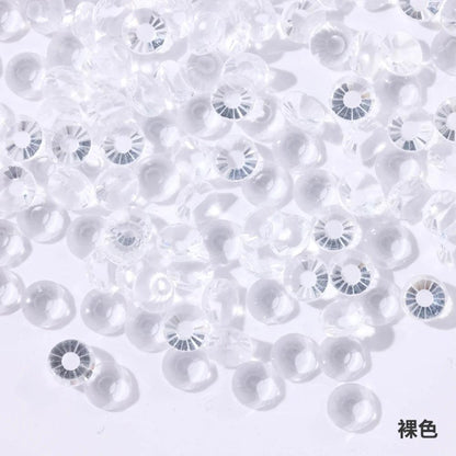 Super Quality Glitter Gems SS3-SS50 Flatback Stones Clear Crystal Non Hotfix Rhinestones Nail Art Decoration Rhinestones