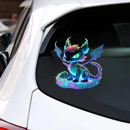 1PC Charming Colorful Dragon Motorcycle Stickers for Fuel Tank Waterproof Sunscreen DIY Car Trunk Bumper Windows Vinyl Decals