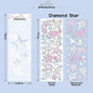 Korean Style Cute Journal stickers Hot KPOP Toploader Decoration Scrapbooking Material Kawaii Star Holographic Deco Seal