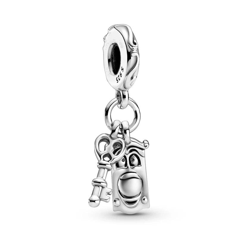 Popular Hot Sale 925 Sterling Silver Figure Model Making Charm Suitable for 925 Sterling Silver Bracelet DIY Holiday Gift