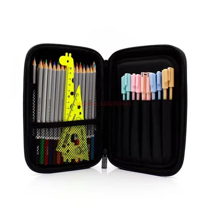 Anime SNOOPY Eva Pen Box Cute Dog Cartoon Large Capacity Multifunctional Stationery Box Waterproof Pen Case Student Supplie Gift