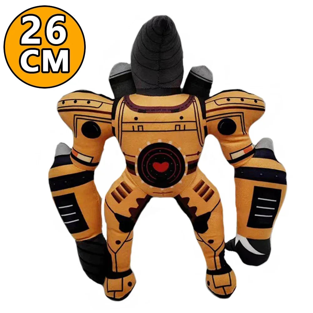 74pcs Skibidi Toilet Plush Toy Upgrade Titan TV Toy Skibidi Dop Speakerman Cameraman TV Man Titans Camcordeman Plush Gift