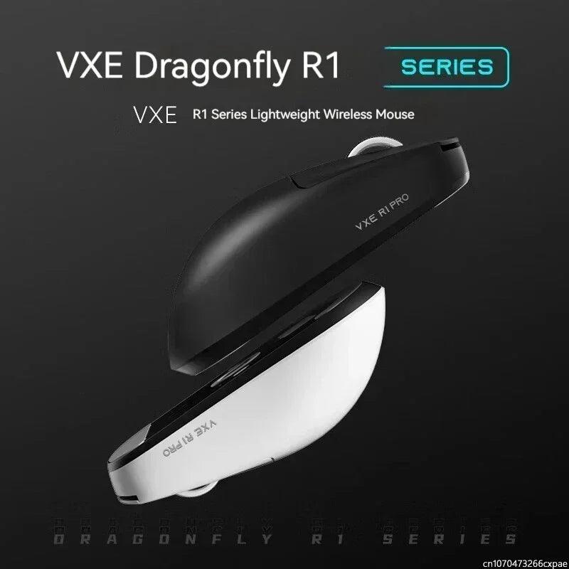 VXE VGN Dragonfly R1 Pro Max Mouse Three Mode Wireless Mouse PAW3395 Sensor 4K Low Delay Gaming Mice PC Accessories Gamer Gifts