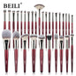 BEILI Soft 8/9/15/30Pcs Makeup Brushes Suitable for Foundation Powder Concealer Eyeshadow Eyebrow Eyelashes Eyeliner Brush Set