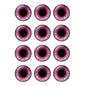 24pcs/bag 14mm Purple Pupil Eyes Chips Suitable for Blythe Doll Glass Cabochons DIY Accessories Bulk Items Wholesale H216