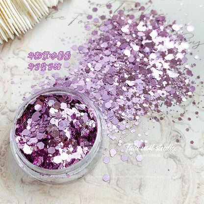 1Jar Silver/gold Holographic Nail Glitter Powder DIY Shiny Nail Glitter Dust Decoration UV Gel Nail Pigment Sequin Accessories 9