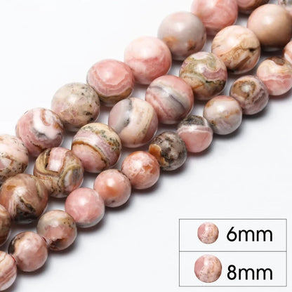 6/8mm AAA Natural Stone Beads Tourmaline Amazonite Emerald Labradorite Beads for Jewelry Making Handmade DIY Bracelet Accessory