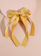 Lystrfac Fashion Fabric Ribbon Hair Bow Hairpin for Women Girls Hair clips Back Head Top Clip Female Hair Accessories