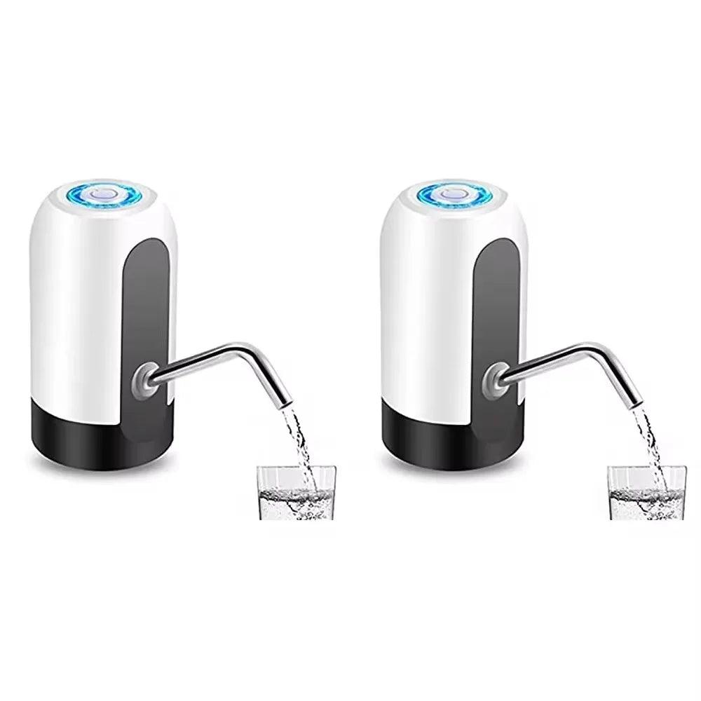 1pcWhite/Black Water Bottle Pump USB Charging Auto Switch Drinking Dispenser Charging One Click Auto Switch Drink Pump Dispenser