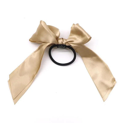 1pcs Women Rubber Bands Tiara Satin Ribbon Bow Hair Braiders Scrunchie Ponytail Holder Gum for Hair Accessories Elastic Braiders