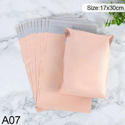 10 Pcs White Purple Self Sealing Mailers Bags Shipping Express Bag Clothing Waterproof Mailing Bags Small Business Packaging Bag