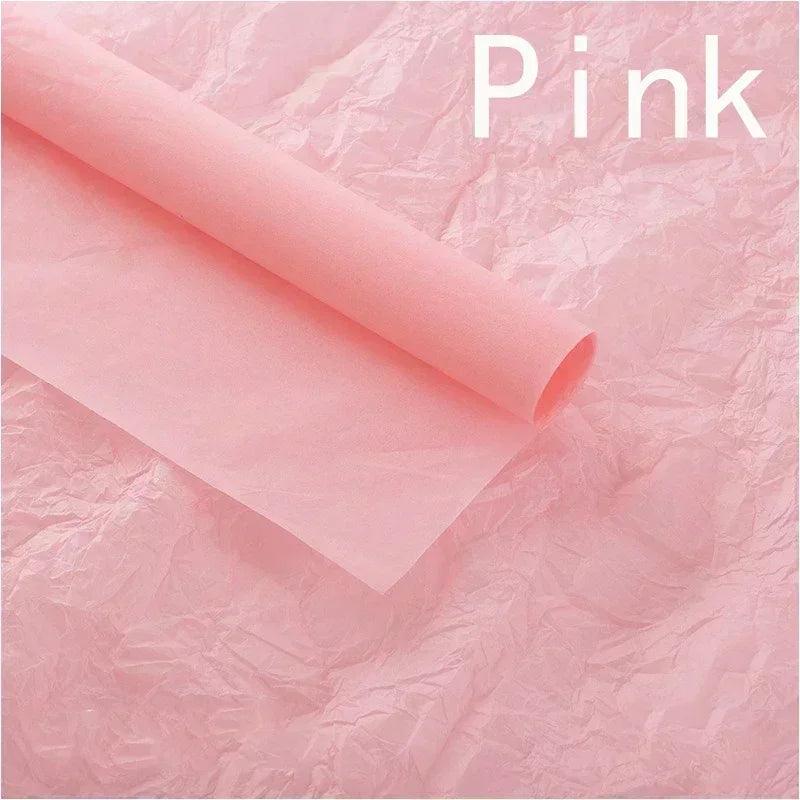 10Pcs 50*66cm Tissue Paper Flower Bouquet Wrapping  For Florist Wedding Birthday Party Gift Packing Decor DIY Crafts