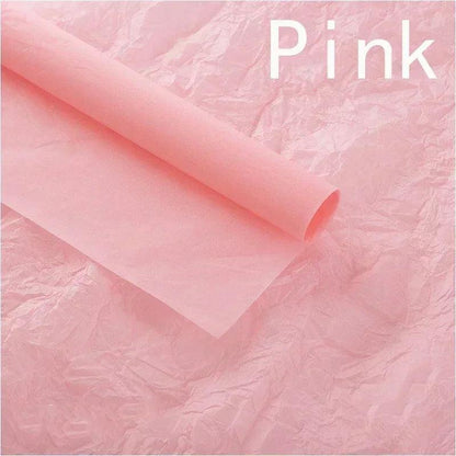 10Pcs 50*66cm Tissue Paper Flower Bouquet Wrapping  For Florist Wedding Birthday Party Gift Packing Decor DIY Crafts