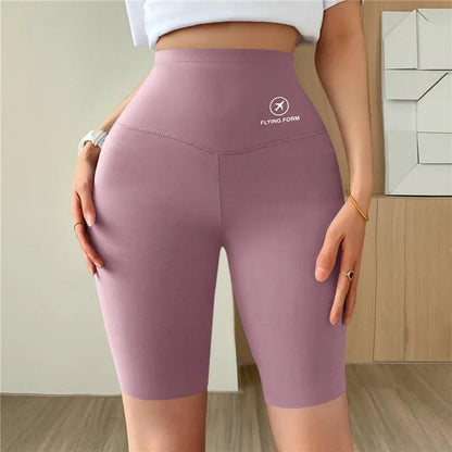 Women's Gym Shorts Sports Fitness Short Leggings Push Up Slim Fit Yoga Half Pants Elastic High Waist Summer Thin Workout Tights