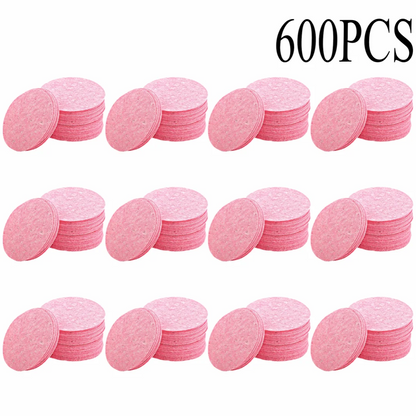 50-1000PCS Compress Face Wash Puff Natural Wood Pulp Sponge Face Wash Puff Foaming Face Puff Cosmetic Puff Face Cleansing Sponge