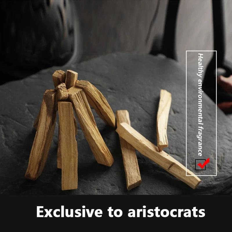 5Pcs /1pc Palo Santo Natural Incense Sticks Wooden Smudging Stick Aromatherapy Burn Wooden Sticks No Fragrance Home Living Room - HighGloss Shop