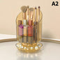 360° Rotating Makeup Brush Holder Luxury Cosmetic Organizer Lipstick Eyebrow Pencil Holder Eye Shadow Storage Box