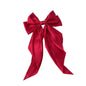 2Pcs/Set Elegant Bow Ribbon Hair Clip Women Fashion Solid Bowknot Satin Hairpin Barrettes Girls Ponytail Clip Hair Accessories