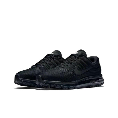 Nike Air Max 2017 Mesh Shock-absorbing Anti Slip Wear-resistant Low Cut Casual Running Shoes For Men And Women