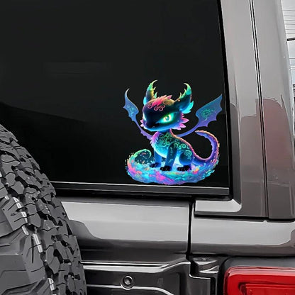 1PC Charming Colorful Dragon Motorcycle Stickers for Fuel Tank Waterproof Sunscreen DIY Car Trunk Bumper Windows Vinyl Decals