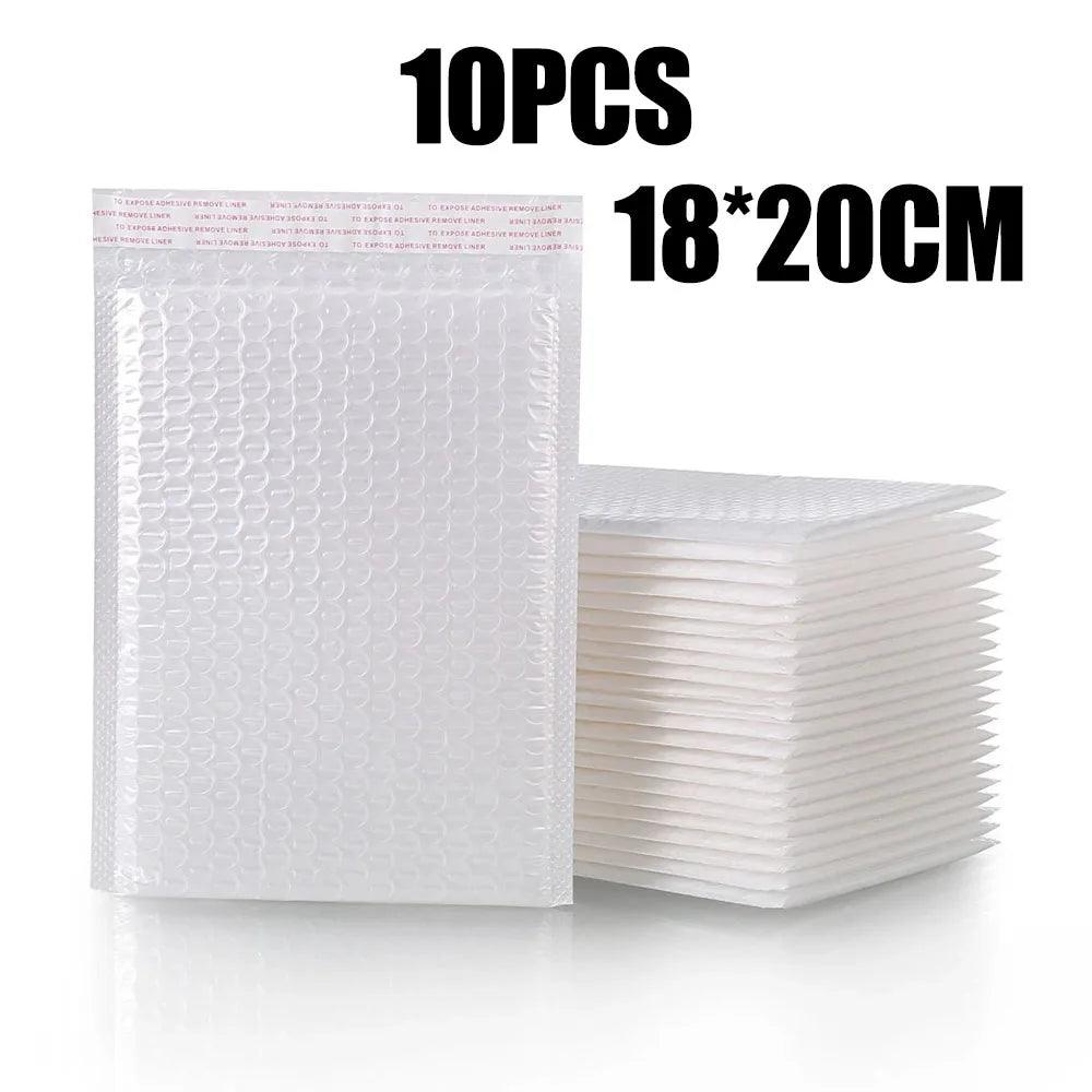 80pcs Bubble Mailers Wholesale White Padded Envelope for Packaging Mailing Gift Self Seal Shipping Bags Bubble Envelope