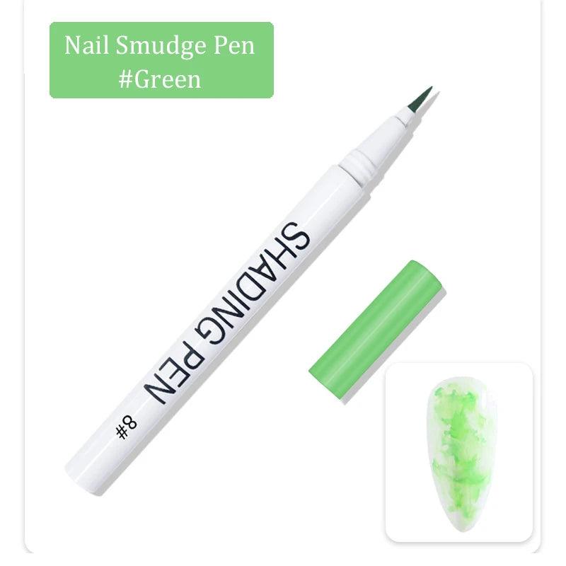 Nail Art Drawing Graffiti Pen Waterproof Painting Liner Brush DIY 3D Abstract Lines Fine Details Flower Leaf Nail Manicure Tools