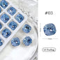 1Bag 3D Heart Nail Rhinestones Water ripple flat bottom love Charms Crystal Nail Art Decorations Gem Kawaii Resin Nails Gems