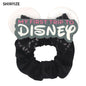 New Chic Disney Mickey Mouse Ears Hair Scrunchies Sequins 4"Bows Elastic Headband Women Velvet Girls DIY Hair Accessories Gift