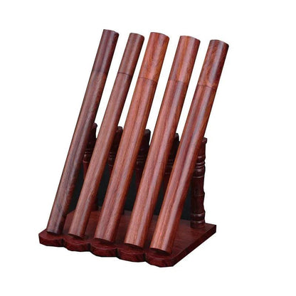 FY 5g/10g/20g Rosewood Incense Storage Tube Portable Wooden Box, Can Put 10cm/21cm Sandalwood OUD Incense Sticks - HighGloss Shop