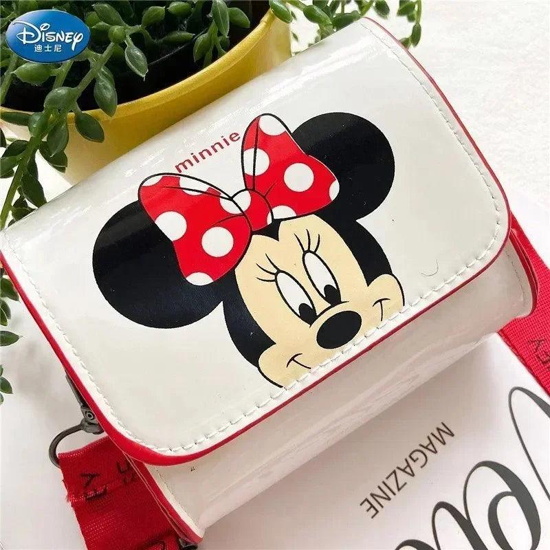 Disney Women's Bag Kids Bag Mickey Mouse Cartoon Pictures Shoulder Bags Cute Girl Messenger Bag Coin Purse Fashion Anime Gifts