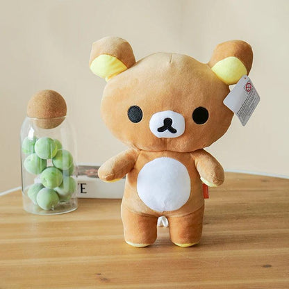 28cm Rilakkuma Plush Teddy Bear Stuffed Doll Kawaii Bear Plushies Lovely Animal Toys Hobbies Anime Room Decor Xmas Gifts