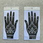 2024 New Professional Henna Stencil Temporary Hand Tattoo Body Art Sticker Template Wedding Tool Flower Tattoo Stencil