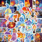 10/30/50pcs Disney Movie Elemental Cartoon Anime Stickers Decals Laptop Car Suitcase Motorcycle Wall Decoration Sticker Kids Toy