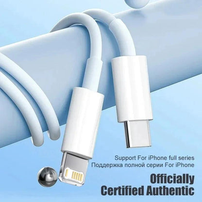 Original 20W PD USB Type C to Lighting Fast Charger Cable For Apple iPhone 14 13 12 11 Pro Max X XR 8 7 Plus iPad Data Sync Line