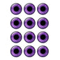 24pcs/bag 14mm Purple Pupil Eyes Chips Suitable for Blythe Doll Glass Cabochons DIY Accessories Bulk Items Wholesale H216