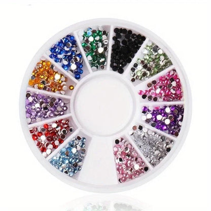 Nail Parts Nail Art Glitter Rhinestone Crystal Gems Jewelry Bead Manicure Decoration Accessories Nail Supplies For Professionals