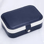 Jewelry Storage Box Necklace Ring Earring organizer Jewelry Box Double Layer Travel Portable Girl