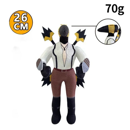 Newest Skibidi Toilet Clockman Titan TV Man Speakerman Plush Toys Horror Game Cartoon Stuffed Doll Kids Birthday Christmas Gifts