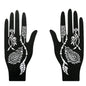 Temporary Tattoo Hollow Henna Palm Tattoo Stencil Professional Wedding Tool Hand Foot Body Art Sticker Tattoo Stencil Template