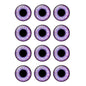 24pcs/bag 14mm Purple Pupil Eyes Chips Suitable for Blythe Doll Glass Cabochons DIY Accessories Bulk Items Wholesale H216