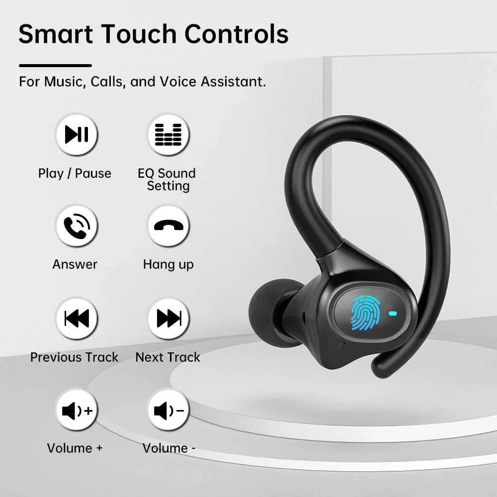 New BE1049 Wireless Bluetooth Headset 5.3 Earphones Headphone with Dual Mic Hands-free TWS Earbuds ENC Noise Cancelling Earpiece