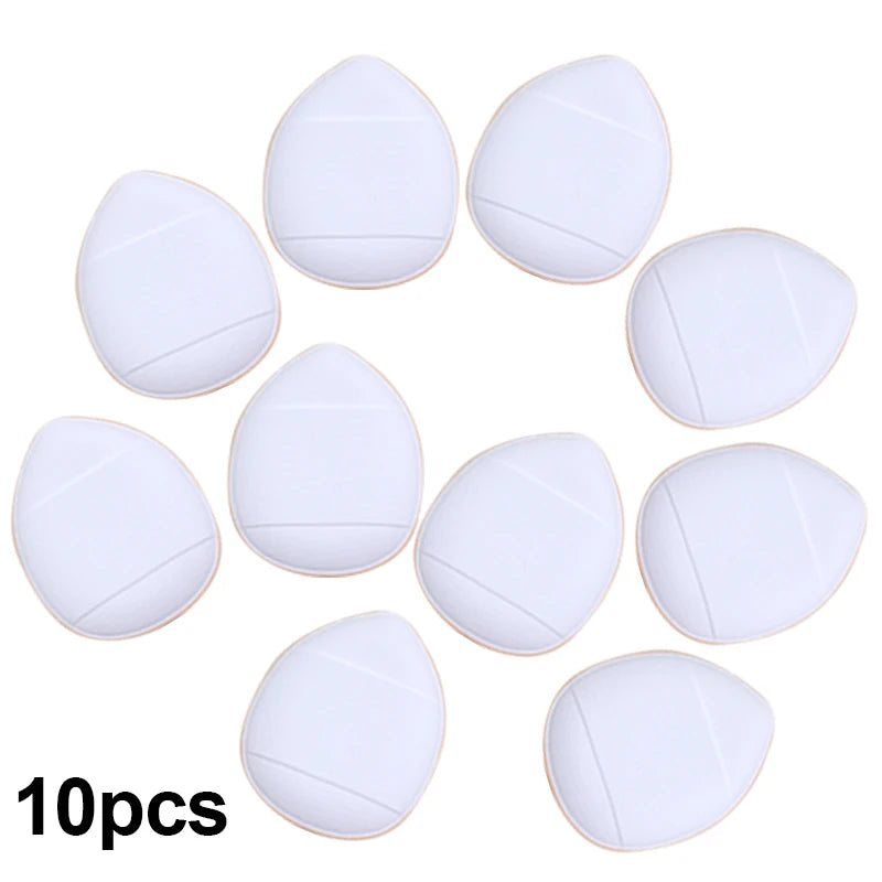 5/10Pcs Mini Finger Puff Foundation Small Air Cushion Powder Sponge Face Concealer BB Cream Cosmetic Applicator Makeup Tools