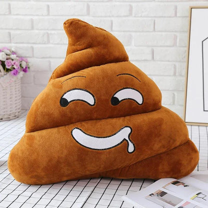 1PC Creative Super Poop Stuffed Plush Toy Funny Cute Face Expression Poop Doll for Children Kids Birthday Christmas Gifts Toy