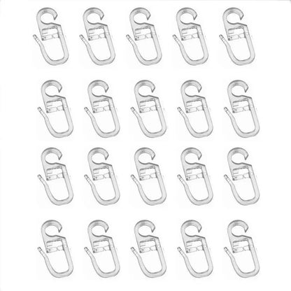 Plastic Curtain Hooks Universal Wall Ring Sliding Hook Curtains Fixing Holders Durable Curtains Accessories Home Decor