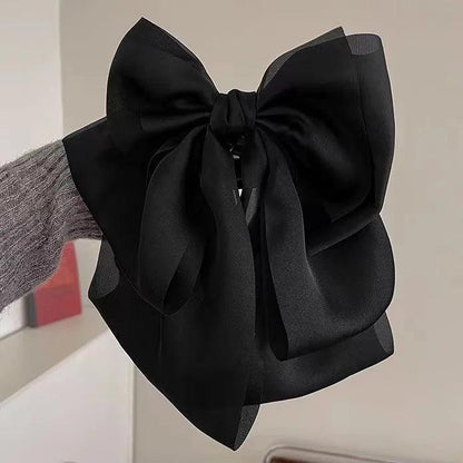 luxury jewelry versatile grab clip bowknot hair accessories ponytail clip sweet princess hair clip flower hairpin Cute things