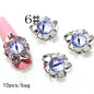 3D Halloween Evil Eye Design Nail Charm Fashionable Mixed Color Eyes Decorations Gems Glitter Acrylic DIY Shinning Jewelry