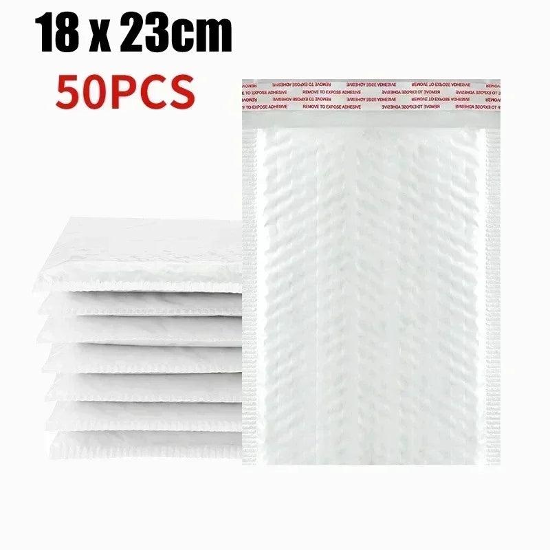 Multifunctional Self-Seal Business Mailing Packages White Foam Bubble Envelopes Adhesive Waterproof Shipping Bags for Packing