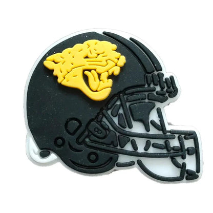 Rugby Team Helmet Nfl Collection Shoe Charms DIY Shoe Decorations Accessories Decorations Sandal Decorate for Crocs Kids Gift